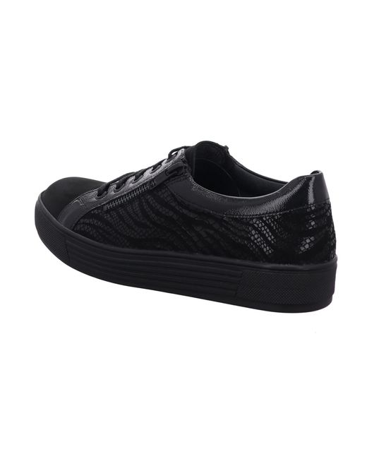 SOLIDUS Black Kaja Nubuk/Perllack/Shape Schw