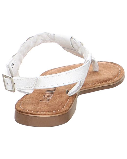 Lazamani Riemchen sandalen in Weiß | Lyst DE