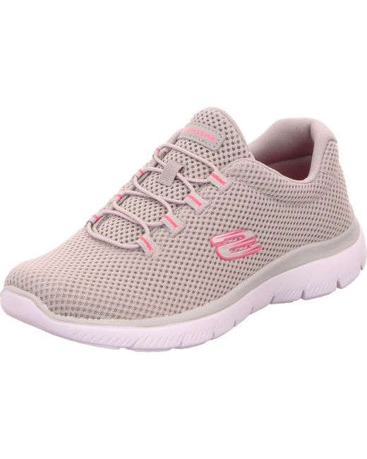 Skechers Pink Sportliche Slipper Summits-Quick Lapse