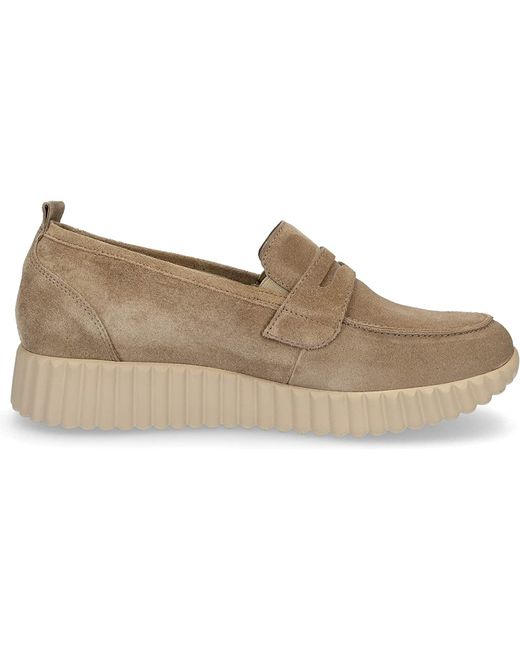 Waldläufer Metallic Damen Leder Slipper Loafer H-Lorela