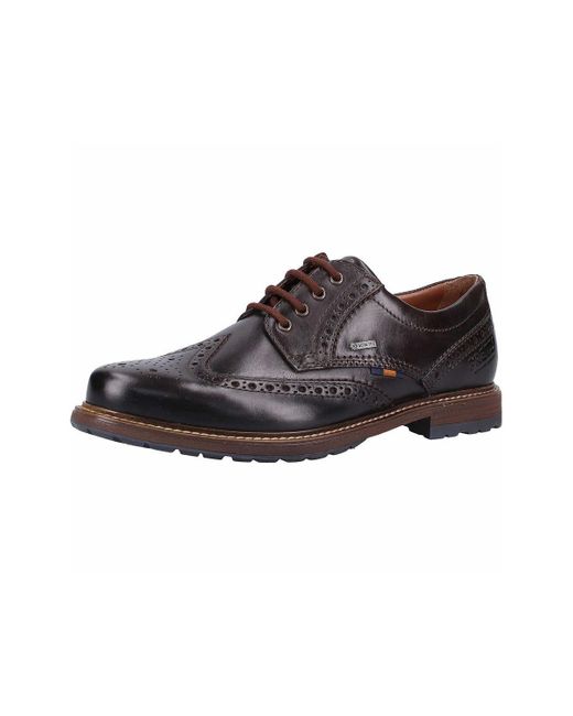 Fretz Men Business Schnürschuh Dunkel_Braun in Brown für Herren