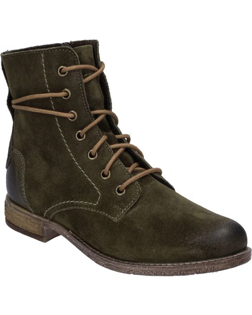 Josef Seibel Brown Stiefelette Grün (Eur 40