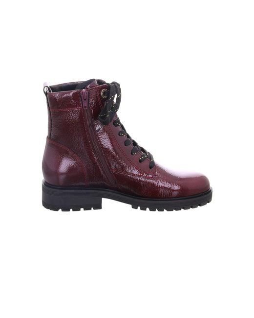 Gabor Purple Roter Schnürschuh Für Damen Von