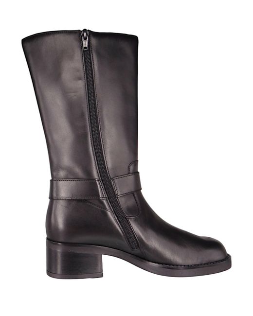 Gabor Black Damen Boots Stiefel Biker F-Weite 55.921 27 Antiksil