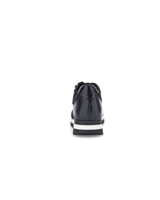 Gabor Black Low-Top Sneaker