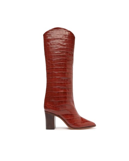 Schutz red shop boots