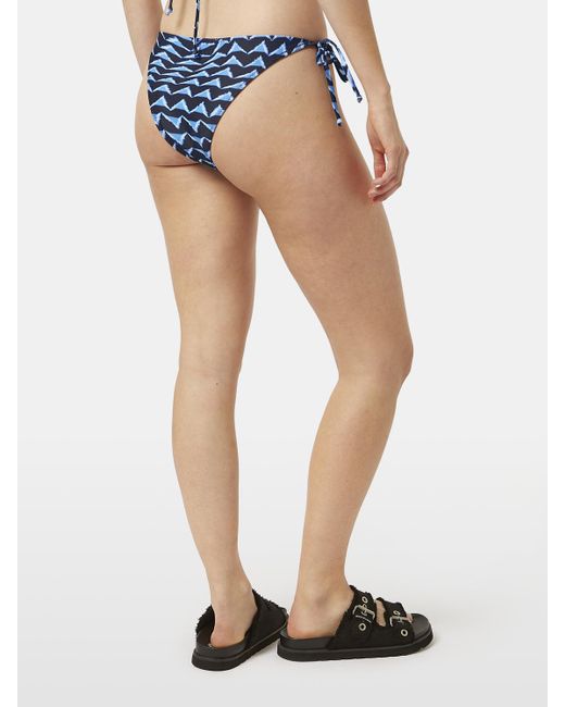 Scotch & Soda Blue Reversible Printed Bikini Bottom
