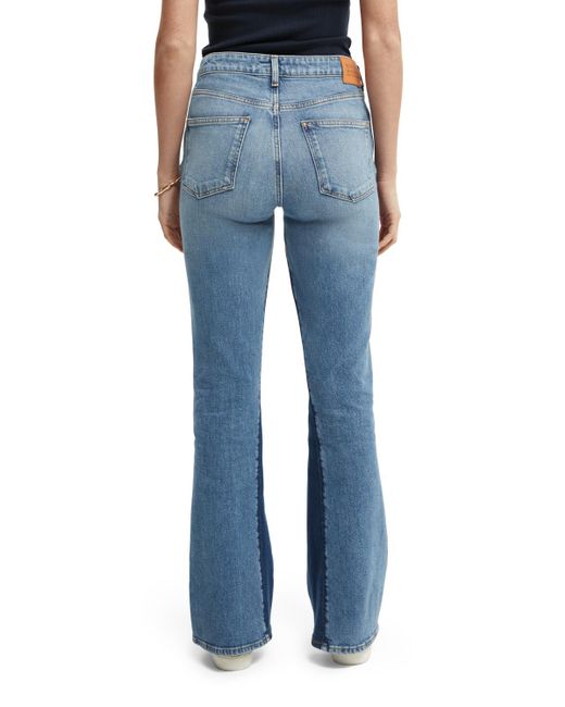 Scotch & Soda Blue Charm Flared Jeans