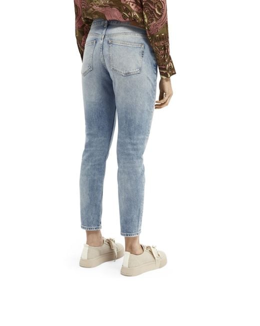 Scotch & Soda Blue The Keeper Mid Rise Slim Fit Jeans