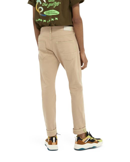 Scotch & Soda Ralston Contrast Stitched Jeans ─ Pants in Natural for ...