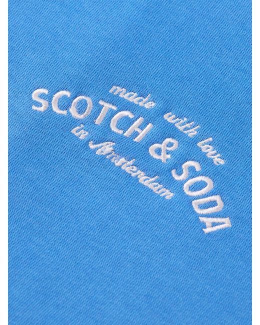 Scotch & Soda Blue 'Colorblock Sweatshirt for men