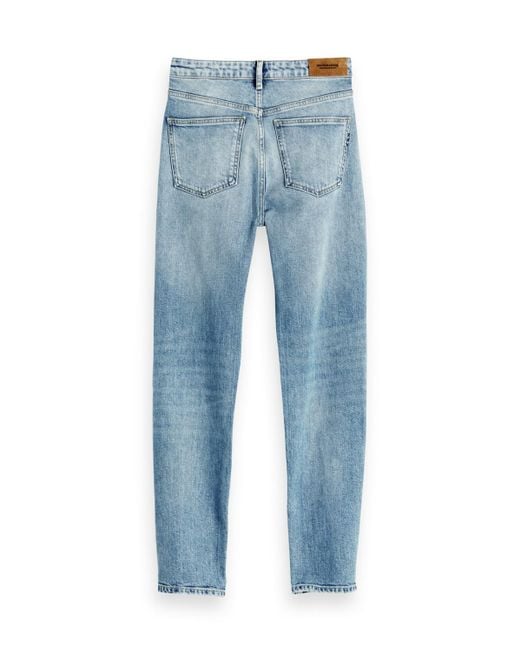 Scotch & Soda Blue The Keeper Mid Rise Slim Fit Jeans