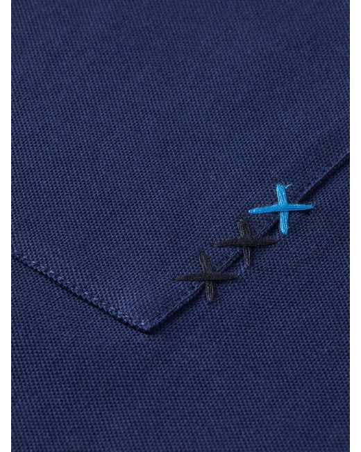 Scotch & Soda Blue 'Chest Pocket Polo Shirt for men