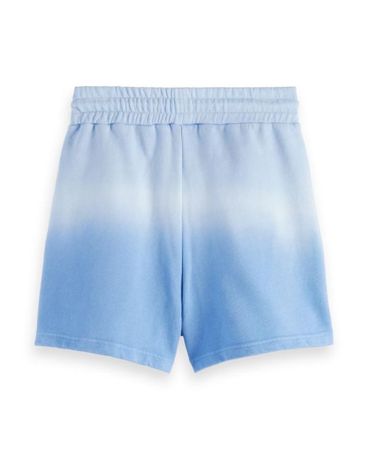Scotch & Soda Blue Organic Garment-Dyed Shorts