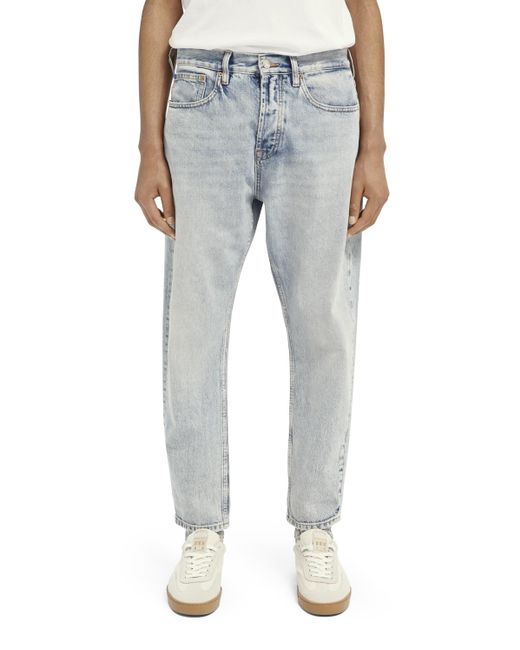 Scotch & Soda Blue Dean Loose Tapered Fit Jeans ─ for men