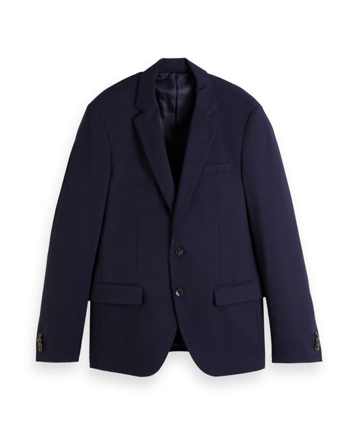 Scotch & Soda Blue 'Piqué Blazer for men