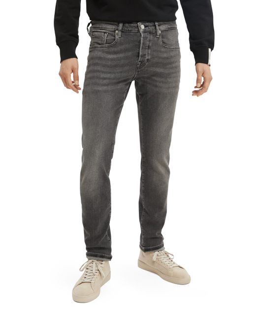 Scotch & Soda Gray Ralston Regular Slim-Fit Jeans – for men