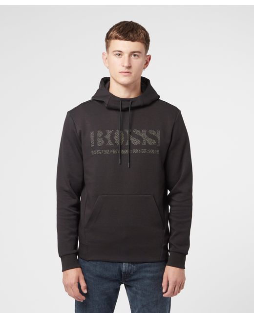 black hugo hoodie