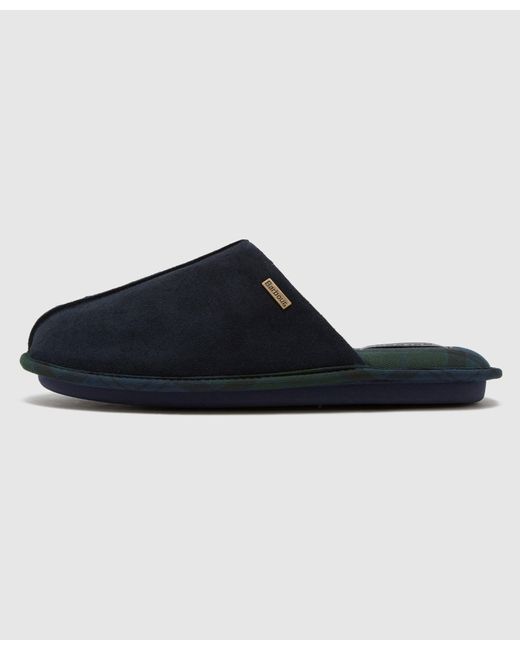 Barbour Foley Mule Slippers in Blue for Men Lyst