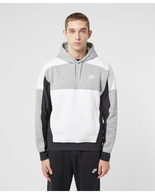 Nike Cotton Reissue Colour Block Hoodie in Grey (Grey) for Men | Lyst  Australia