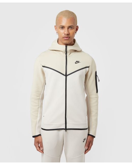 Nike Tech Fleece Full Zip Hoodie in Brown for Men | Lyst UK