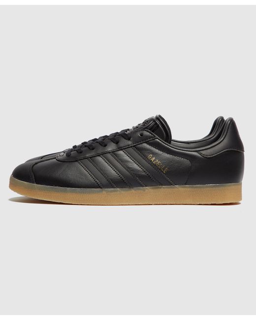 all black suede gazelles