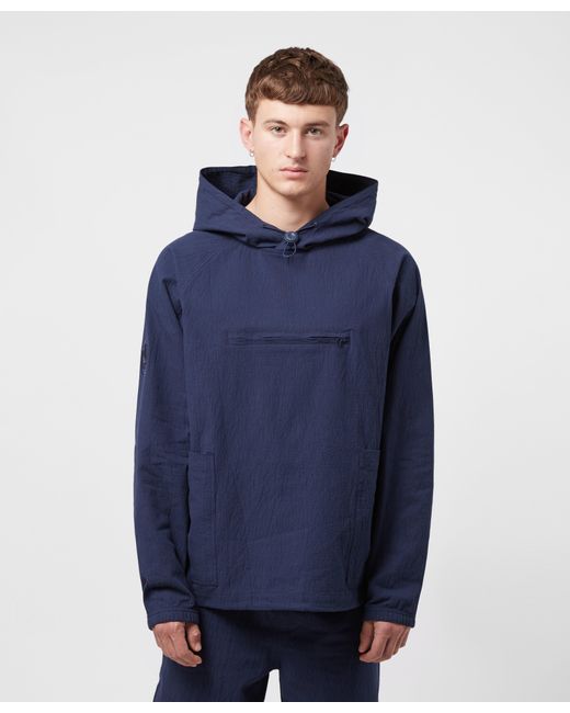 Pretty Green Seersucker Smock Jacket in Blue for Men Lyst UK