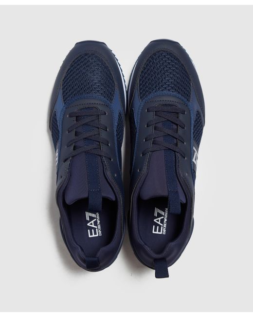 ea7 mesh casual runner trainers