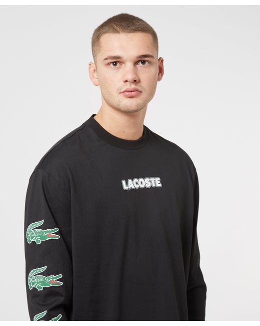 mens lacoste long sleeve t shirt