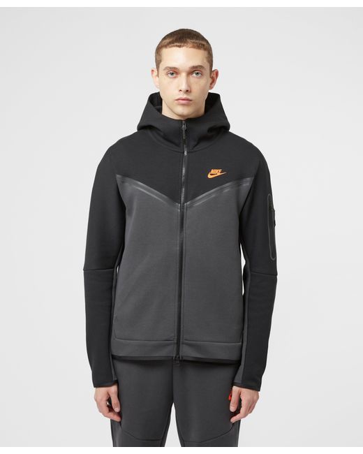 Nike Tech Fleece Full Zip Hoodie in Black for Men | Lyst Canada