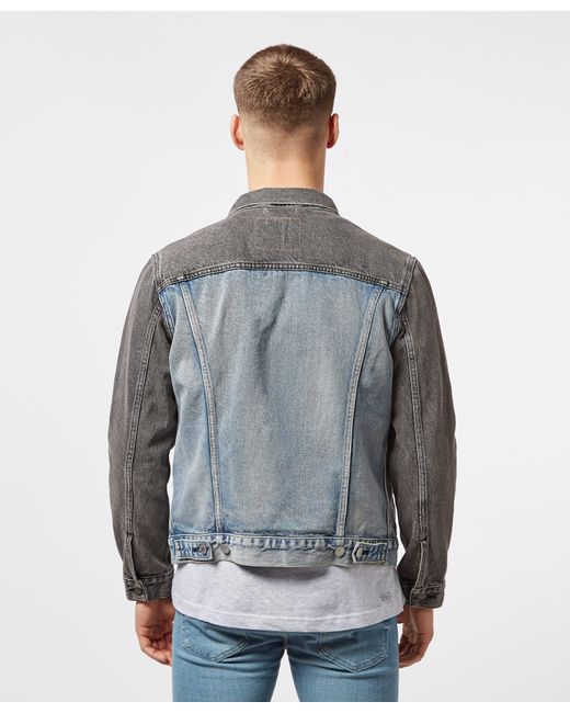 Levi's Two Tone Denim Trucker Jacket in 