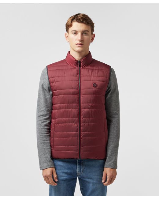Michael Kors Reversible Quilted Gilet in Black (Red) for Men | Lyst Canada
