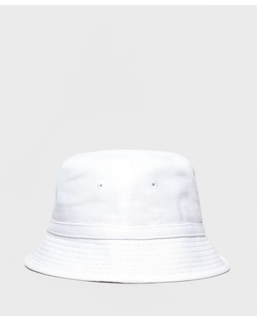 Lacoste Cotton Pique Bucket Hat in 