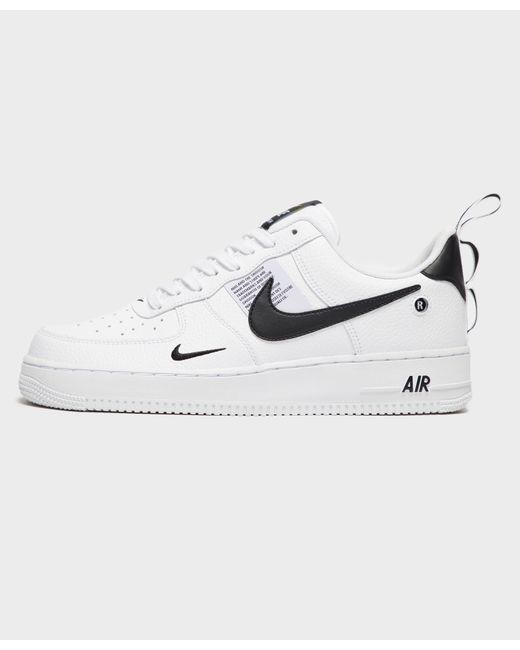 Nike Leather Air Force 1 07 Lv8 Utility Shoes - Size 13 in White/Black  (White) for Men | Lyst
