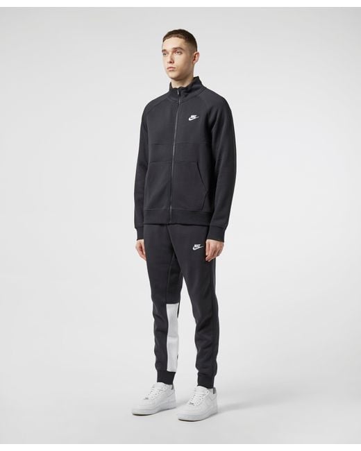 Nike Chariot Fleece Full Tracksuit in Black for Men | Lyst