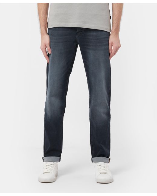 BOSS by Hugo Boss Blue Taber Tapered Fit Jeans for men