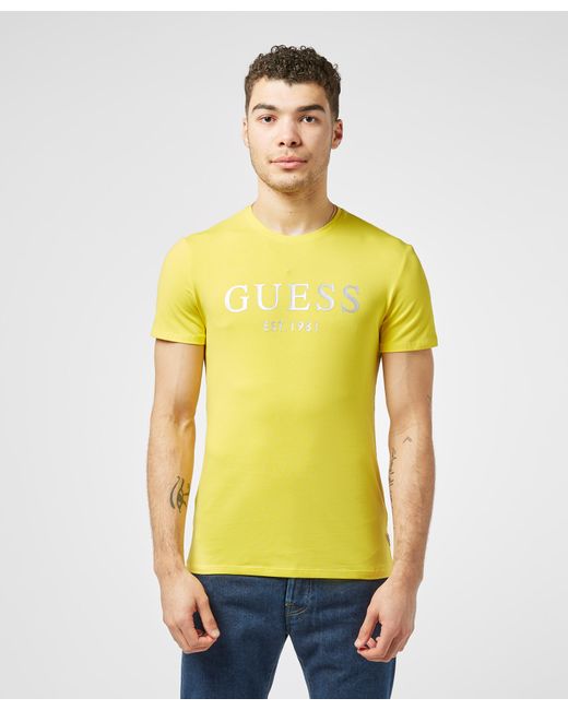 yellow guess top