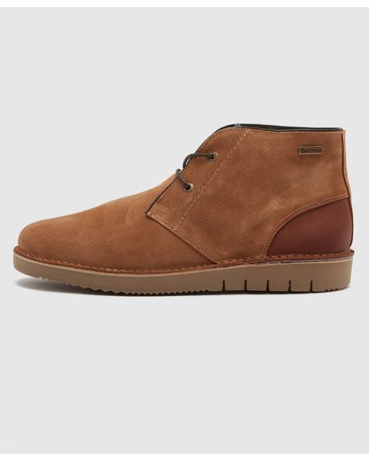 Barbour Kent Desert Boots in Brown for Men | Lyst