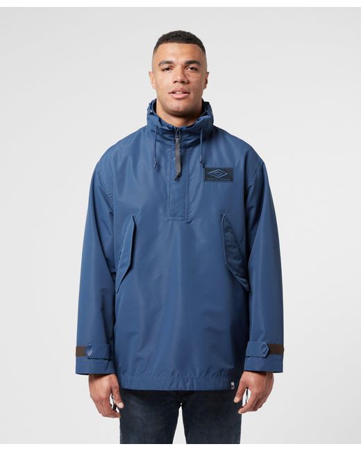 Pretty Green Synthetic X Umbro Seam Sealed Smock Jacket in Blue for Men ...