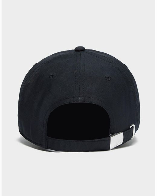 Nike Metal Swoosh Cap in Black for Men | Lyst