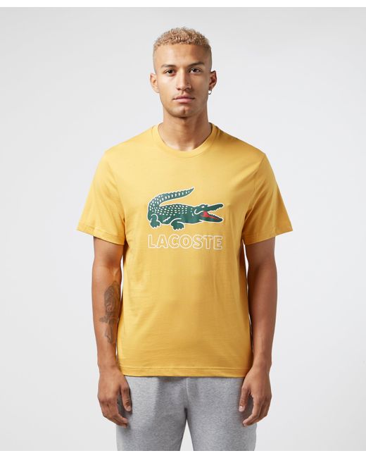 men's lacoste big croc t shirt