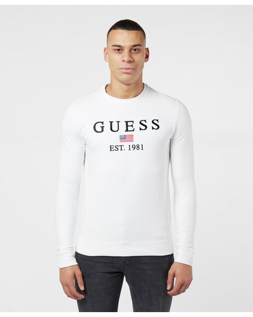guess logo sweatshirt
