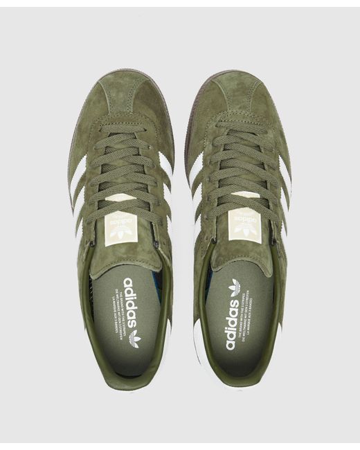 adidas originals green suede