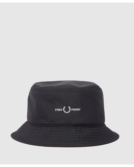 Sports Twill Bucket Hat in Black 