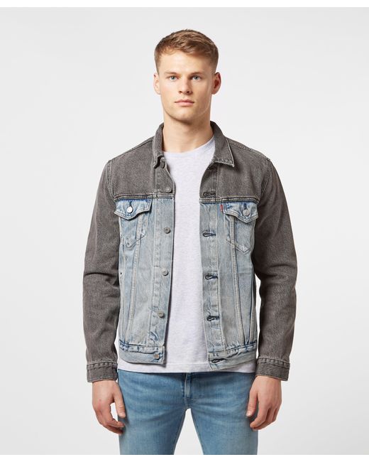 Levi's Two Tone Denim Trucker Jacket in 