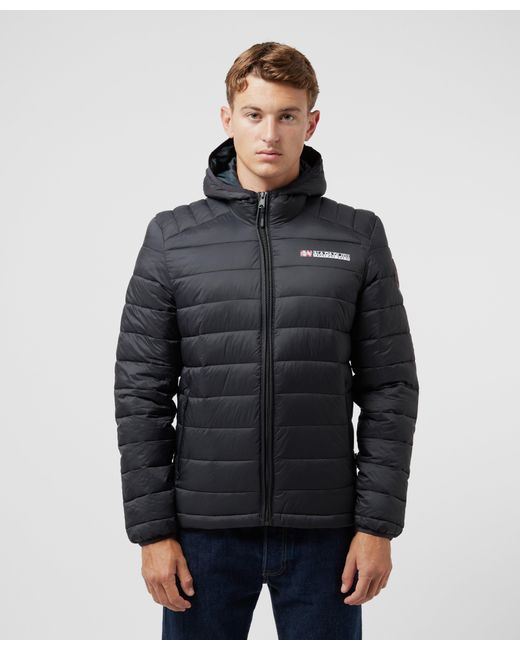 Napapijri Aka Baffle Jacket in Black for Men Lyst Canada