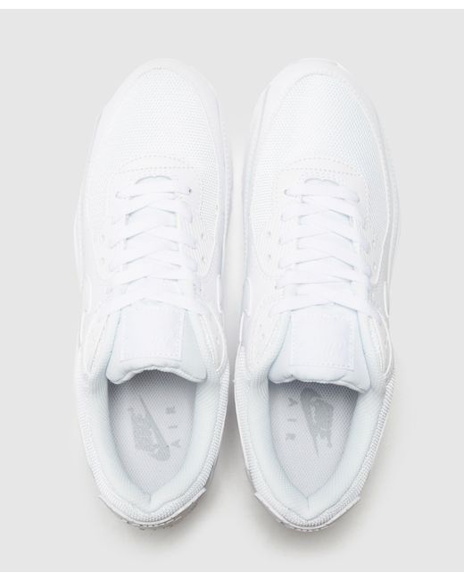 air max 90 white leather mens