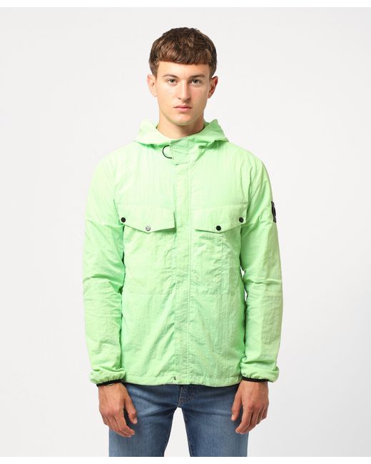 Marshall Artist Exolite Hooded Overshirt in Green for Men | Lyst UK