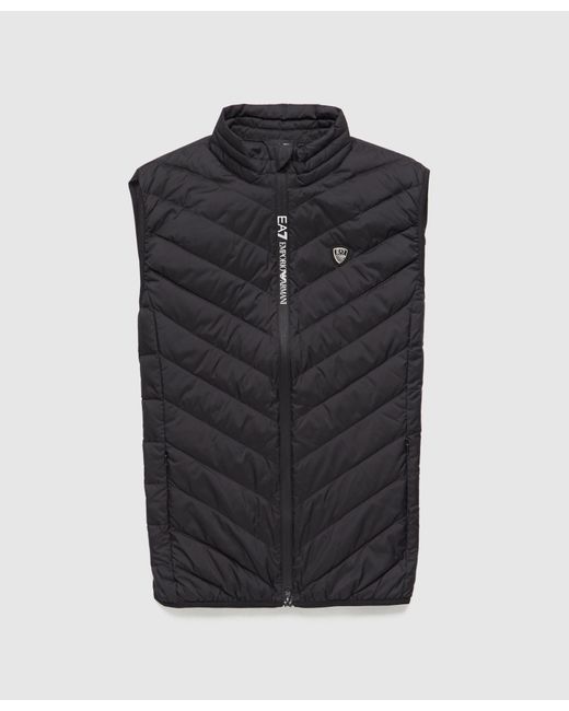 black ea7 bodywarmer