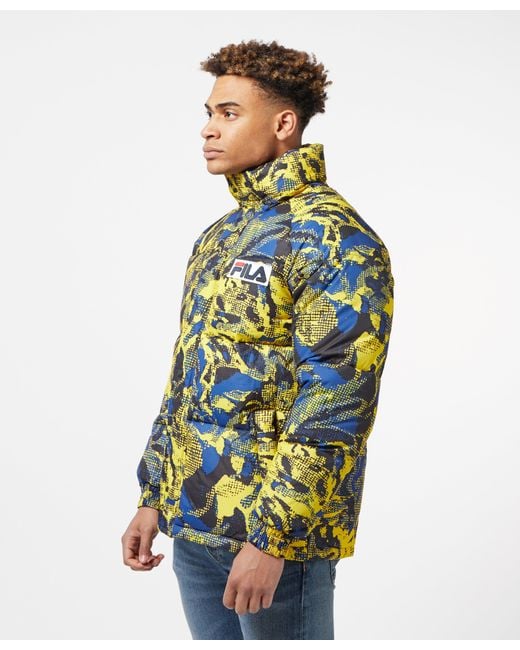 fila padded jacket with buckle fastening